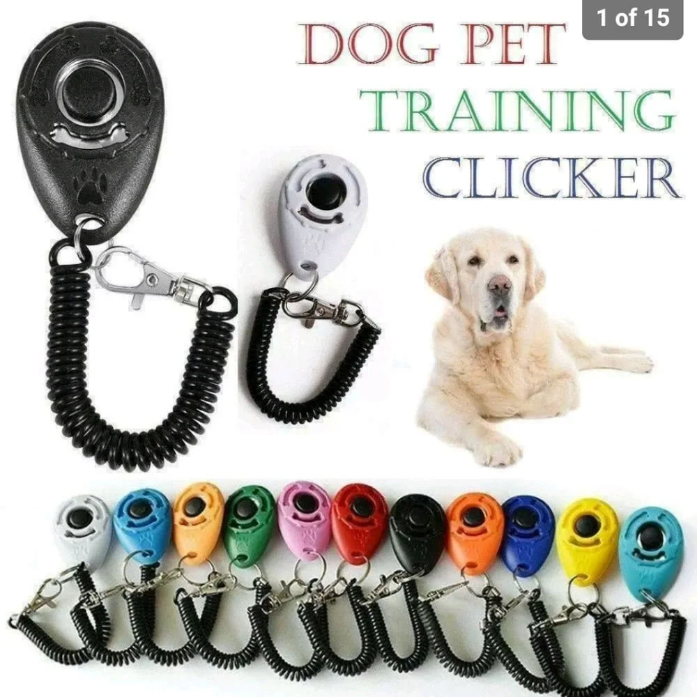 DOG TRAINING CLICKER ONE SIZE BRAND NEW IN PACKAGE BLACK